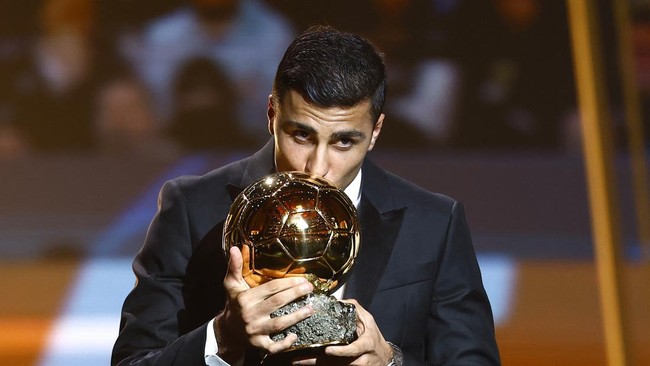 Kalahkan Vinicius dan Bellingham, Rodri Rebut Gelar Ballon d’Or 2024